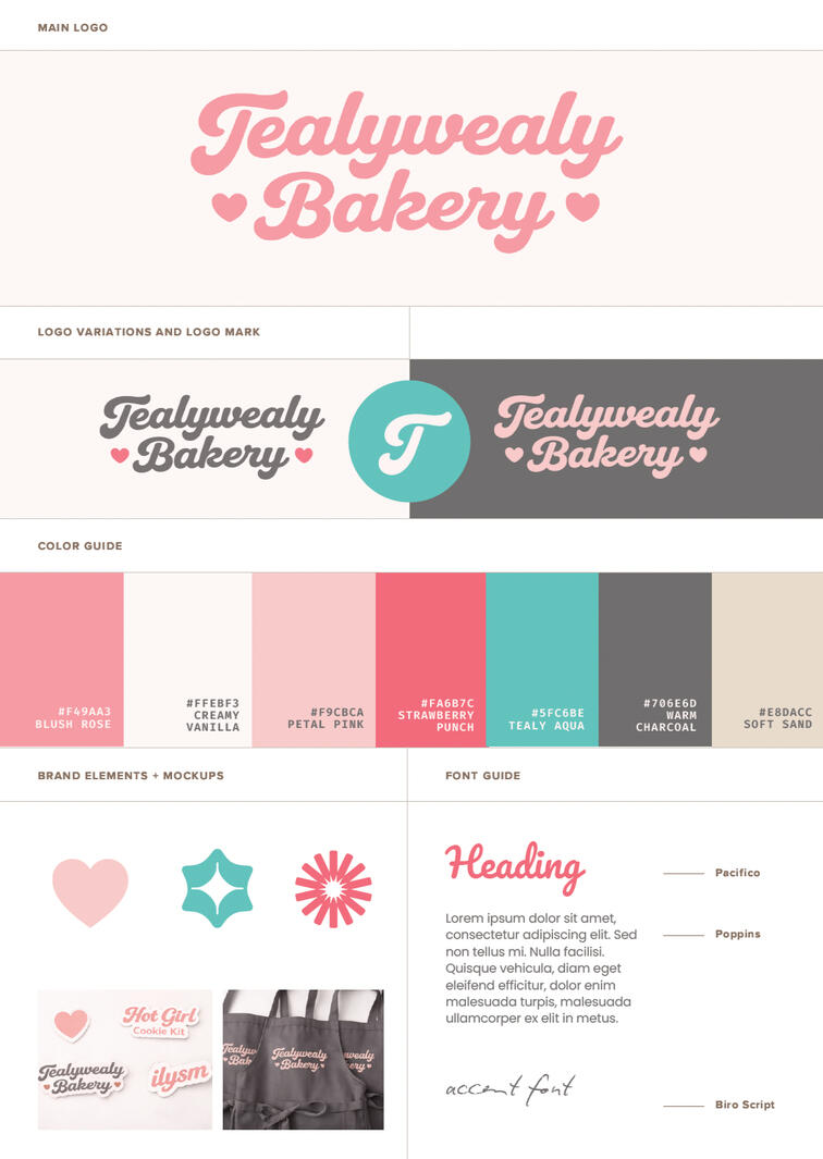 Brand identity system and e-commerce consultation for a boutique bakery.